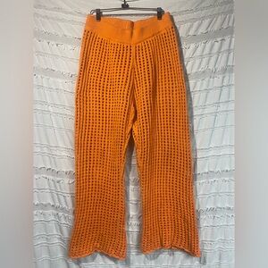 Free People crochet beach pants